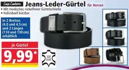 Norma Jeans-Leder-Gürtel für Herren Angebot