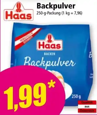 Norma Backpulver Angebot