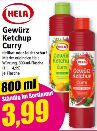 Norma Gewürz Ketchup Curry Angebot