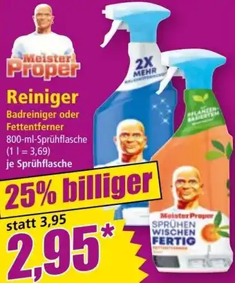 Norma Meister Proper Reiniger Angebot