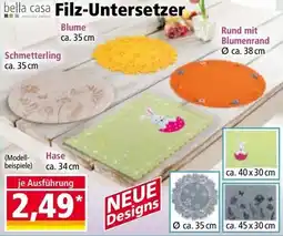 Norma Filz-Untersetzer Angebot