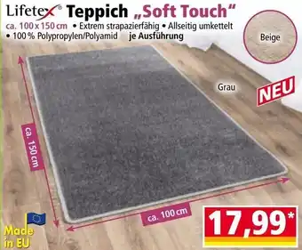 Norma Lifete Teppich,,Soft Touch Angebot