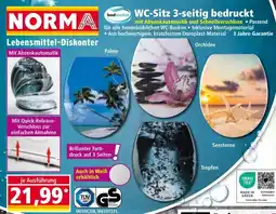 Norma WC-Sitz 3-seitig bedruckt Angebot