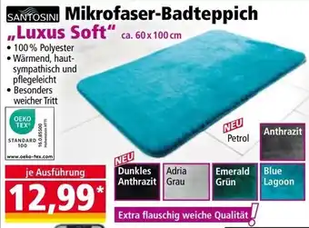 Norma Mikrofaser-Badteppich Luxus Soft Angebot