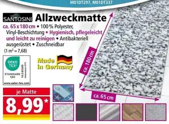 Norma Allzweckmatte Angebot