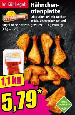 Norma Hähnchen- ofenplatte Oberschenkel Angebot