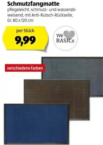 Hofer Schmutzfangmatte 80x120 cm Angebot