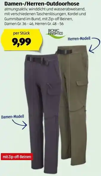 Hofer Damen Herren Outdoorhose Angebot