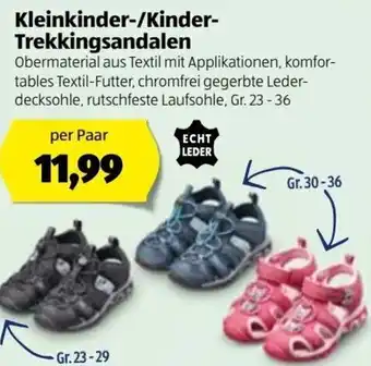 Hofer Kleinkinder Kinder Trekkingsandalen 23-36 Angebot