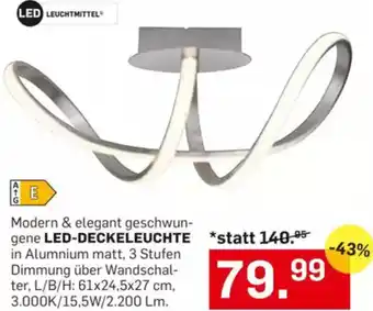 Möbel Ludwig Led-deckeleuchte Angebot