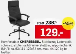 Möbel Ludwig Chefsessel Angebot