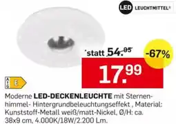 Möbel Ludwig Led-deckenleuchte Angebot