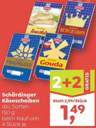 ADEG Schärdinger Käsescheiben Angebot