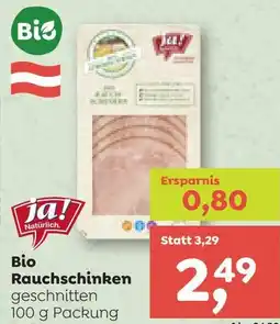 ADEG Bio Rauchschinken Angebot