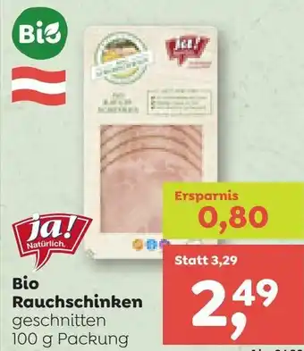 ADEG Bio Rauchschinken Angebot