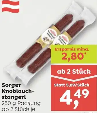 ADEG Sorger Knoblauch- stangerl Angebot