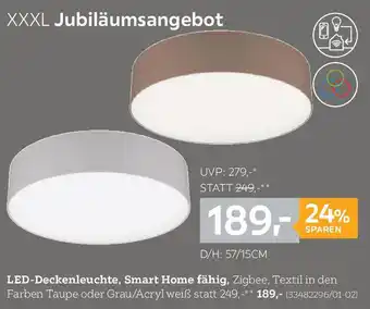 XXXLutz LED-Deckenleuchte Angebot