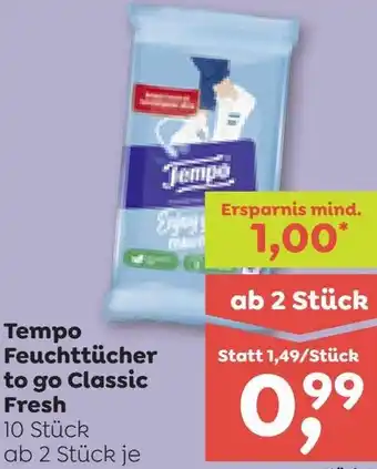 ADEG Feuchttücher to go Classic Fresh Angebot