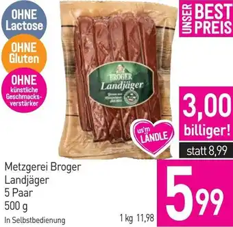 Sutterlüty Metzgerei Broger Landjäger Angebot