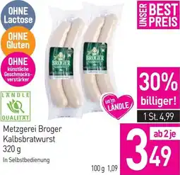 Sutterlüty Kalbsbratwurst Angebot