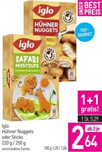 Sutterlüty Hühner Nuggets oder Sticks Angebot