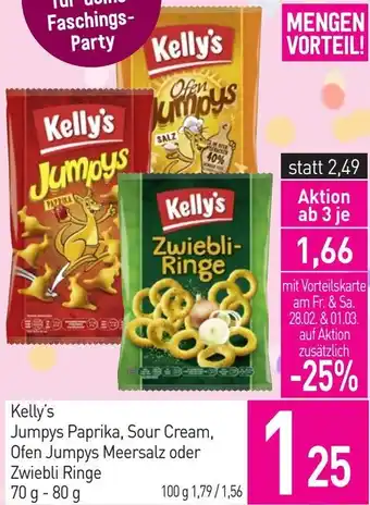 Sutterlüty Jumpys Paprika, Sour Cream, Ofen Jumpys Meersalz oder Zwiebli Ringe Angebot