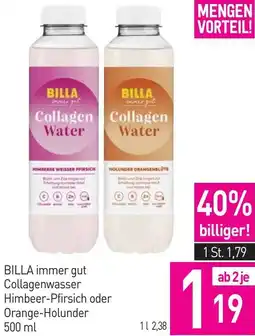 Sutterlüty Collagenwasser Himbeer-Pfirsich oder Orange-Holunder Angebot