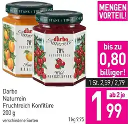 Sutterlüty Naturrein Fruchtreich Konfitüre Angebot