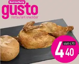 Sutterlüty Grillhuhn mit semmel Angebot