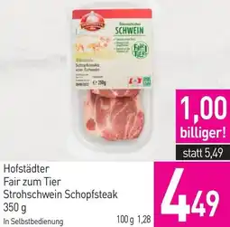 Sutterlüty Strohschwein Schopfsteak Angebot