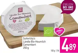 Sutterlüty Ländle Bio-Heumilch Camembert Angebot