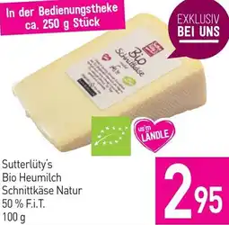 Sutterlüty Bio Heumilch Schnittkäse Natur Angebot