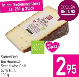 Sutterlüty Bio Heumilch Schnittkäse Chili Angebot