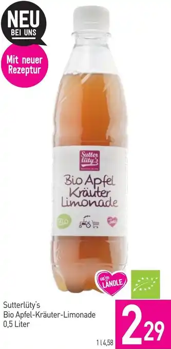 Sutterlüty Bio Apfel-Kräuter-Limonade Angebot