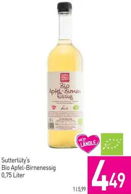 Sutterlüty Bio Apfel-Birnenessig Angebot