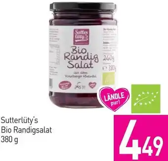 Sutterlüty Bio Randigsalat Angebot