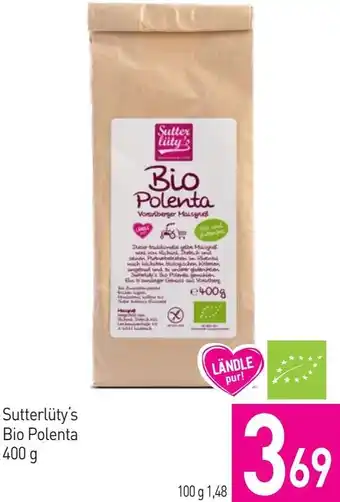 Sutterlüty Bio Polenta Angebot