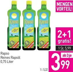 Sutterlüty Reines Rapsöl Angebot