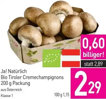 Sutterlüty Bio Tiroler Cremechampignons Angebot