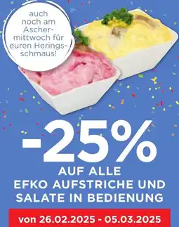 Unimarkt Auf alle efko aufstriche und salate in bedienung Angebot