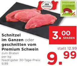 Unimarkt Schnitzel im Ganzen oder geschnitten vom Premium Schwein Angebot