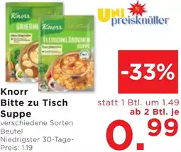 Unimarkt Bitte zu Tisch Suppe Angebot