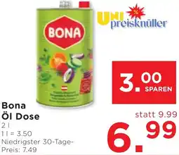 Unimarkt Bona Öl Dose Angebot