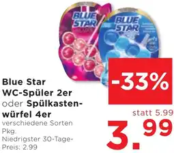 Unimarkt Blue Star WC-Spüler oder Spülkasten- würfel Angebot