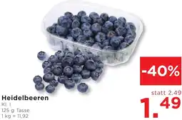 Unimarkt Heidelbeeren Angebot