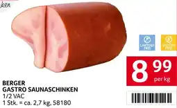 Transgourmet Saunaschinken Angebot