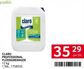 Transgourmet Claro professional flüssigreiniger Angebot