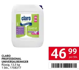 Transgourmet Claro professional universalreiniger Angebot