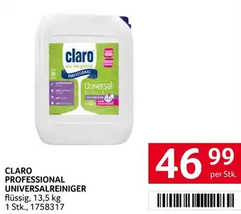 Transgourmet Claro professional universalreiniger Angebot