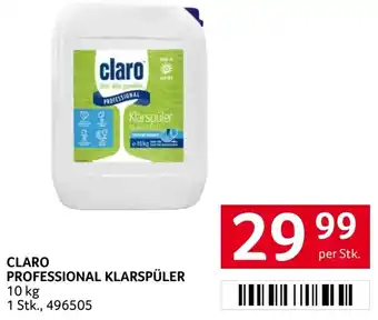 Transgourmet Claro professional klarspüler Angebot